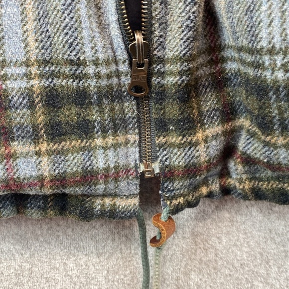 Vtg Pacific Trail reversible chore coat corduroy collar tartan plaid L jacket - Picture 5 of 11